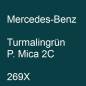 Preview: Mercedes-Benz, Turmalingrün P. Mica 2C, 269X.